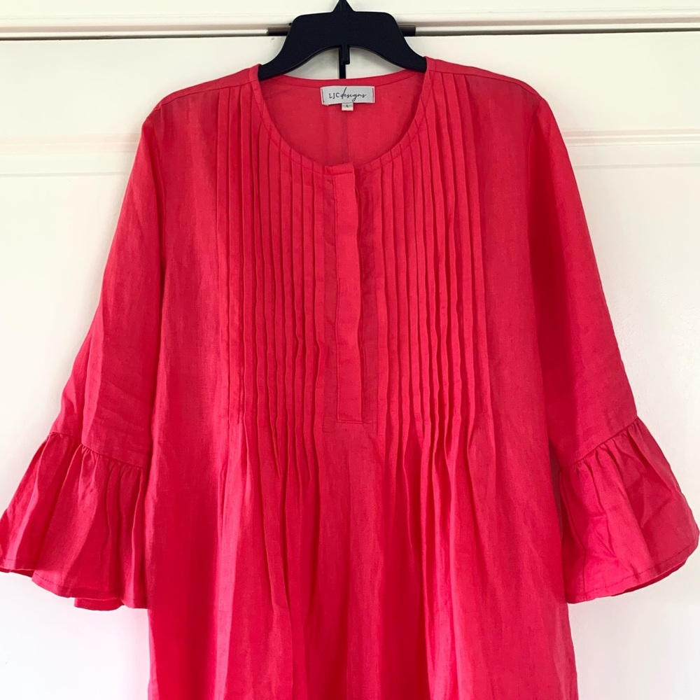 Pink Ruffled Dress - Picture 3 of 8